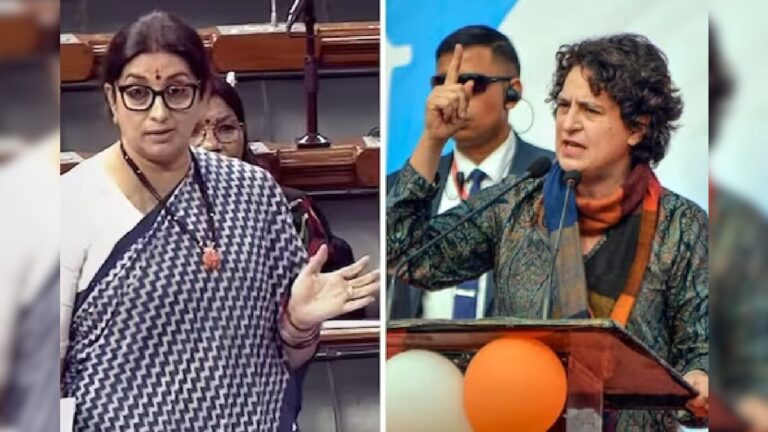 Priyanka Gandhi vs Smriti Irani in Karnataka Battle