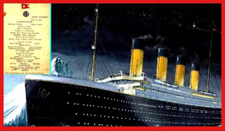 Titanic Menu Card: ১১১ বছর পর প্রকাশ্যে টাইটানিকের মেনু কার্ড! কী কী খাবার ছিল বিলাসবহুল জাহাজে?