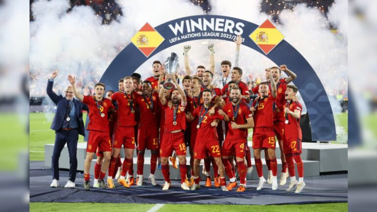 টাইব্রেকারে ক্রোয়েশিয়াকে হারিয়ে নেশনস লিগ জয় স্পেনের, কিছুটা ঘুচল বিশ্বকাপে ব্যর্থতার জ্বালা Spain UEFA Nations League champion beat Croatia in Penalties at Mega Final Result 5-4 sup