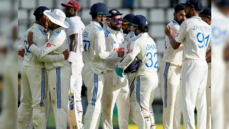 পঞ্চম দিনে টেস্ট জিততে ভারতের দরকার ৮ উইকেট, ওয়েস্ট ইন্ডিজের চাই আরও ২৮৯ রান India vs West Indies 2nd Test Day 4 Highlights Team India need 8 wickets and West Indies need 289 runs more to win Trinidad Test in 5th Day sup