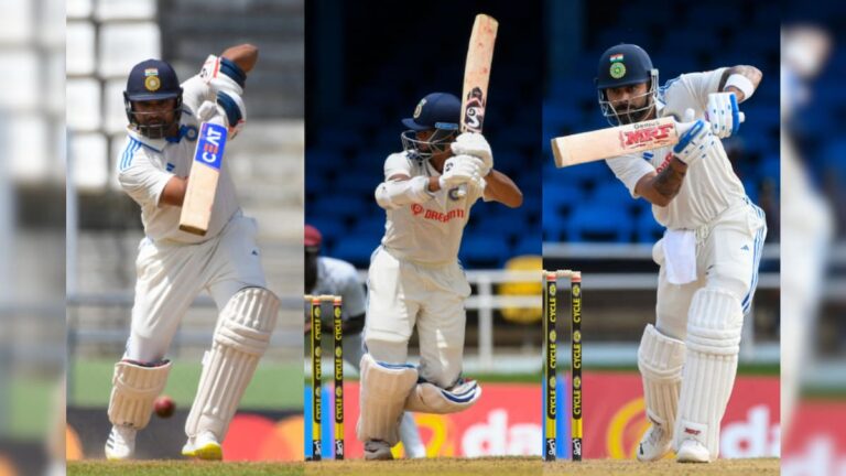 ৫০০ তম টেস্টে সেঞ্চুরির দোরগোড়ায় কোহলি, রান পেলেন রোহিত-যশস্বীও, প্রথম দিনে ভারত ৪ উইকেটে ২৮৮ India vs West Indies 2nd Test Day 1 highlights Virat Kohli Rohit Sharma Yashasvi Jaiswal splendid innings India 288 runs for 4 wickets end of Day One sup