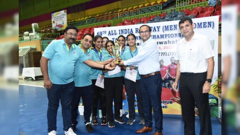 হাড্ডাহাড্ডি লড়াইয়ের সমাপ্তি, শেষ হল ৬৯ তম অল ইন্ডিয়া ইন্টার রেলওয়ে টেবিল টেনিস চ্যাম্পিয়নশিপ 69th all india railway table tennis championship concludes