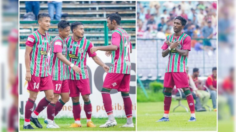 ডার্বির আগে বড় জয় মোহনবাগানের, কলকাতা লিগে এফসিআইকে ৫-০ গোলে উড়িয়ে দিল সবুজ-মেরুণ ব্রিগেড Mohun Bagan beat FCI by 5-0 goals in CFL 2023 ahead of Durand Cup EB v MB Kolkata Derby sup meta-