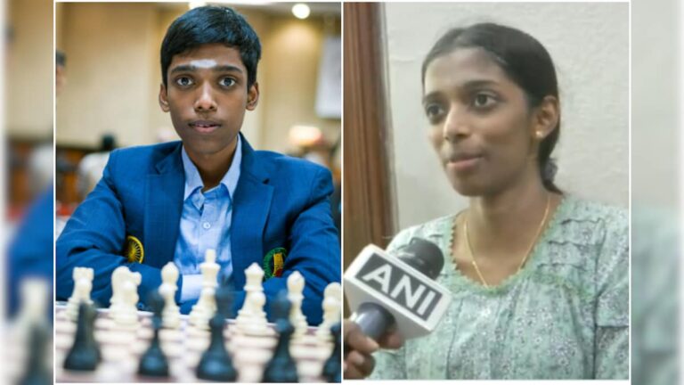 ভাইয়ের সাফল্যে উচ্ছ্বসিত প্রজ্ঞানন্দের বোন, পাশে থাকার জন্য দেশবাসীকে জানান ধন্যবাদ Chess World Cup 2023 Final R Praggnanandhaa s sister Vaishali is proud of her brother achievement sup