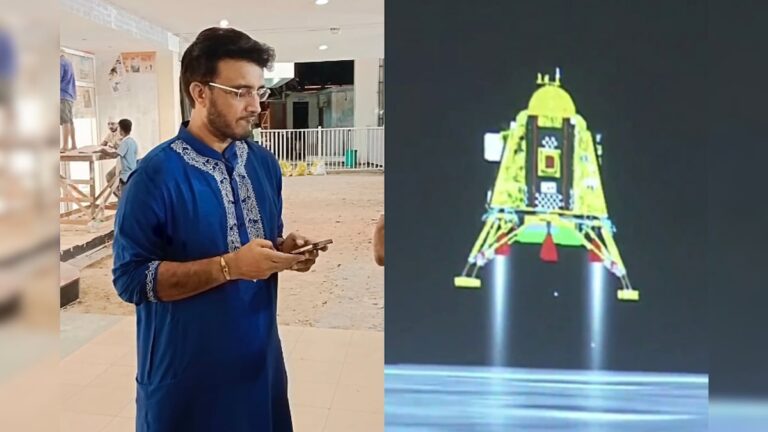চাঁদের মাটিতে ভারতের ‘বিক্রম’, ইসরোর সাফল্যে গর্বিত সৌরভ গঙ্গোপাধ্যায় Sourav Ganguly feel proud on Chandrayaan 3 soft landing successful on moon sup
