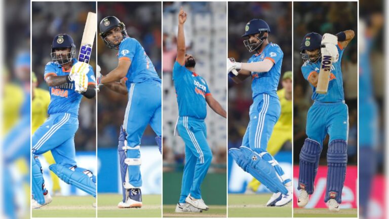 ব্যাটে-বলে অলরাউন্ড পারফরম্যান্স ভারতের, প্রথম ওডিআইতে অস্ট্রেলিয়াকে হারাল ৫ উইকেটে India vs Australia 1st ODI Indian team beat Australia by 5 wickets at Mohali and take 1-0 lead in 3 match series sup