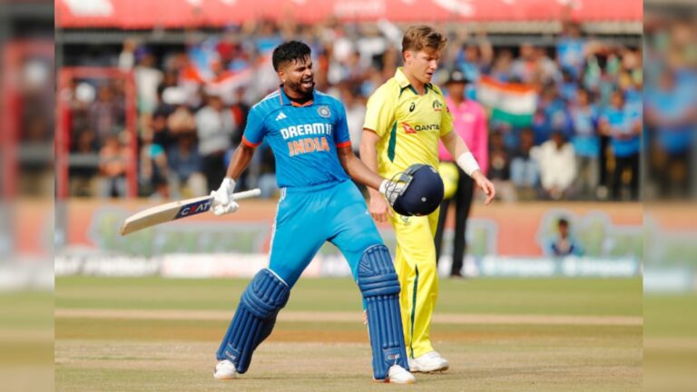 শতরানে সমালোচকদের জবাব, বিশ্বকাপের আগে রানে ফিরলেন শ্রেয়স আইয়ার India vs Australia 2nd ODI Shreyas Iyer scored his 3rd ODI hundred ahead of ODI World Cup 2023 sup