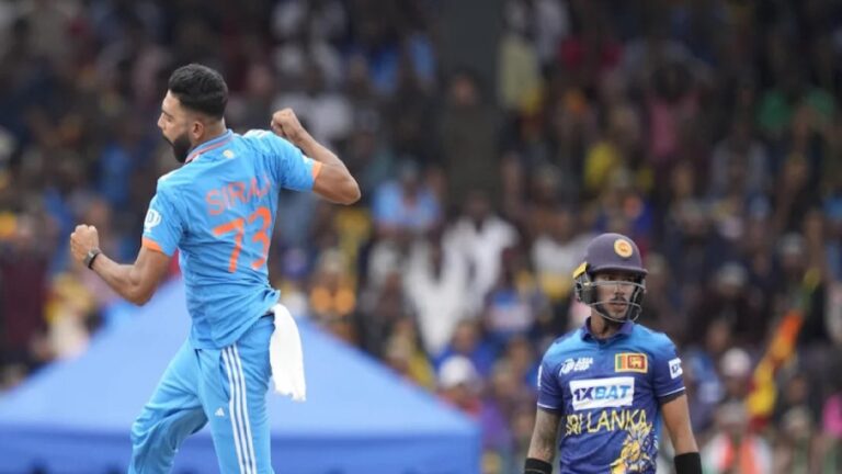 mohammad siraj takes 5 wicket vs sri lanka, মহম্মদ সিরাজ শ্রীলঙ্কার বিরুদ্ধে এশিয়া কাপ ফাইনালে ৫ উইকেট নিলেন