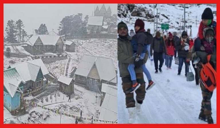 Snowfall in Sikkim: সিকিমে ভয়ঙ্কর তুষারপাতে আটকে পর্যটকরা ,’দেবদূতের’ মতো উদ্ধার করল সেনাবাহিনী