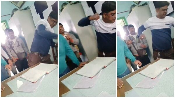 Teacher beaten: নরেন্দ্রপুরের স্কুলে ঢুকে গুন্ডাগিরি, মারধর শিক্ষকদের, টিচার্সরুমে চলল ভাঙচুর