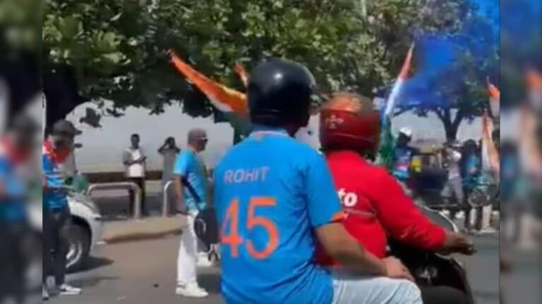 রোহিত শর্মাকে ওয়াংখেড়েতে পৌছে দেয় ফুড ডেলিভারি অ্যাপ? সোশ্যাল মিডিয়ায় ঝড় তুলল ভিডিও ICC World Cup 2023 Online Food Delevery App Zomato Delivers Rohit Sharma tp Wankhede stadium ahead of India vs Sri Lanka match in ODI World Cup 2023 Viral Video sup
